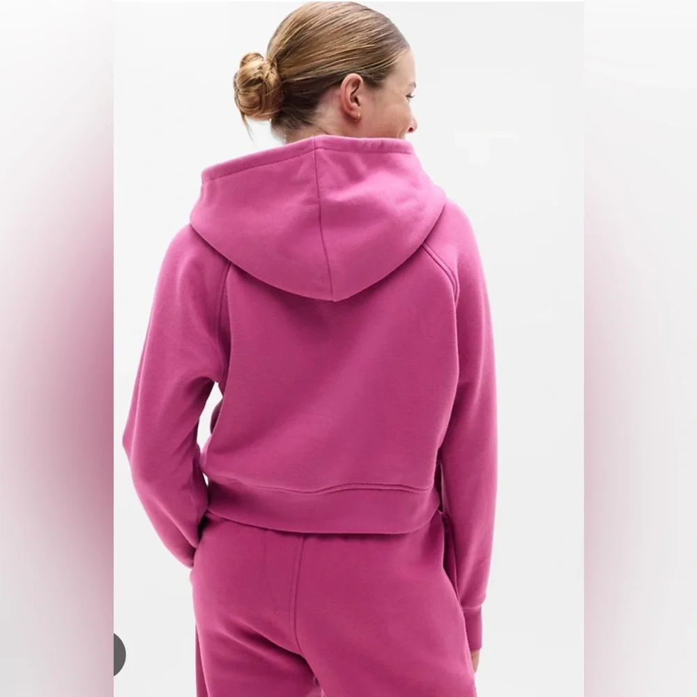 NWT Athleta Girl All Day Half Zip Huckleberry Hoodie Size XL/14 (#416369)